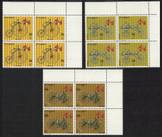 Somalia Bicycles Corner Blocks Of 4 2000 MNH MI#819-821 - Somalia (1960-...)