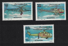 Somalia Helicopters 2000 MNH MI#811-813 - Somalie (1960-...)