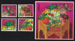 Somalia Beetles 4v+MS 1998 MNH MI#683-686+Block 47 - Somalia (1960-...)