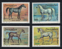 Somalia Arabian Horses 4v 1996 MNH MI#588-591 - Somalie (1960-...)