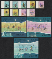 Somalia World Cup Football Championships USA 9v+3 MSs 1994 MNH MI#511-519+Block 30-32 - Somalia (1960-...)