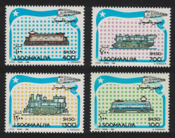Somalia Locomotives 4v 1994 MNH MI#524-527 - Somalia (1960-...)