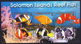 Solomon Is. Reef Fish MS 2001 MNH SG#MS1002 - Salomon (Iles 1978-...)