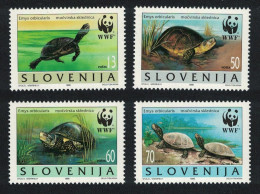 Slovenia WWF European Pond Tortoise 4v 1996 MNH SG#279-282 MI#131-134 Sc#247 A-d - Slovenia