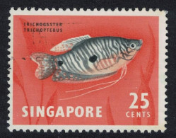 Singapore Three-spotted Gourami Fish 1962 MNH SG#72 - Singapour (1959-...)