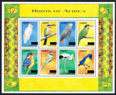 Sierra Leone Birds Sheetlet Of 8v Overprint 2008 MNH SG#4567-4574 MI#5033-5040 - Sierra Leone (1961-...)