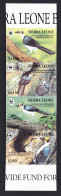 Sierra Leone Birds WWF White-necked Picathartes Strip Of 4 Imperf Stamps 1994 MNH SG#2150-2153 - Sierra Leone (1961-...)