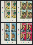 Sierra Leone Football Duke Of Edinburgh Award 4v Corner Blocks Of 4 1981 MNH SG#678-681 - Sierra Leone (1961-...)