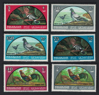 Sharjah Hoopoe Rooster Dove Birds Airmail 6v 1965 MNH SG#101-106 MI#113A-118A Sc#C28-C33 - Schardscha