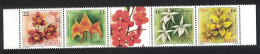 Serbia Orchids 4v Strip With Label 2013 MNH SG#624-627 - Servië