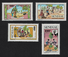 Senegal Reforestation By School Children 4v 1992 MNH SG#1170-1173 - Sénégal (1960-...)