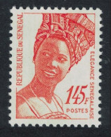 Senegal Beauty 145f Orange EXTREMELY RARE 1991 MNH SG#504g MI#A1123 Sc#572 - Sénégal (1960-...)
