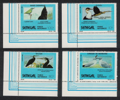 Senegal Eagle Cormorant Darter Heron Birds 4v Corners 1989 MNH SG#1024-1027 MI#1051-1054 - Senegal (1960-...)