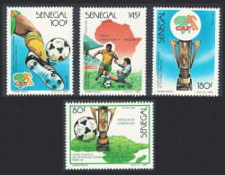 Senegal Africa Cup Football Championship Rabat 4v 1988 MNH SG#946-949 Sc#775-778 - Sénégal (1960-...)