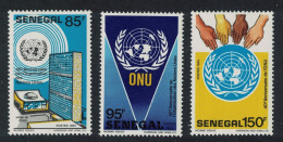 Senegal 40th Anniversary Of UNO 3v 1987 MNH SG#902-904 - Senegal (1960-...)