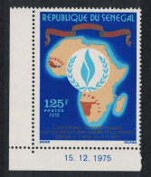 Senegal International Rights Of Man Corner 1976 MNH SG#580 Sc#418 - Senegal (1960-...)