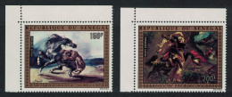 Senegal Paintings By Delacroix 2v Corners 1974 MNH SG#551-552 - Sénégal (1960-...)