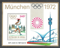 Senegal Olympic Games Munich MS 1972 MNH SG#MS500 Sc#369 - Sénégal (1960-...)