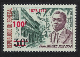 Senegal Blaise Diagne No 353 Surch '1872-1972' And Value 1972 MNH SG#516 - Sénégal (1960-...)