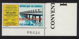 Senegal Bridge Europafrique Corner 1969 MNH SG#412 - Senegal (1960-...)