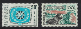 Senegal Hippo International Tourist Year 2v 1967 MNH SG#361-362 - Senegal (1960-...)