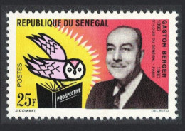 Senegal Owl Bird Professor Berger 1963 MNH SG#269 MI#274 - Senegal (1960-...)