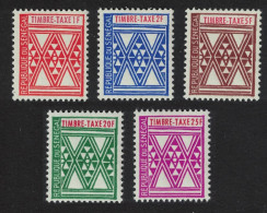 Senegal Postage Due 5v 1961 MNH SG#D239-D243 MI#Porto 32-36 - Sénégal (1960-...)
