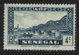 Senegal Faidherbe Bridge Boat Dakar 4c 1935 MNH SG#142 Sc#145 - Sénégal (1960-...)