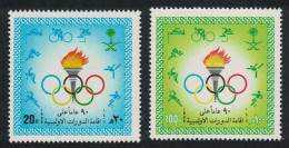 Saudi Arabia 90th Anniversary Of Modern Olympic Games 2v 1986 MNH SG#1517-1518 MI#867-868 Sc#1040-1041 - Arabia Saudita