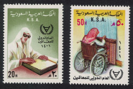Saudi Arabia International Year Of Disabled Persons 2v 1981 MNH SG#1263-1264 Sc#822-823 - Arabie Saoudite