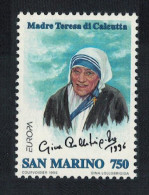 San Marino Mother Teresa Europa Famous Women 1996 MNH SG#1541 - Neufs