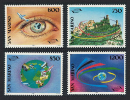 San Marino 20th Anniversary Of World Tourism Organization 4v 1995 MNH SG#1517-1520 - Ongebruikt