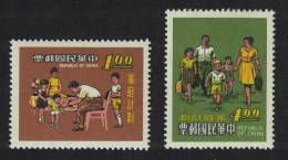 Taiwan Family Planning 2v 1970 MNH SG#787-788 - Unused Stamps