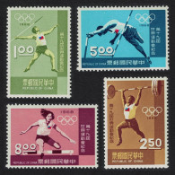 Taiwan Olympic Games Mexico 4v 1968 MNH SG#668-671 - Unused Stamps
