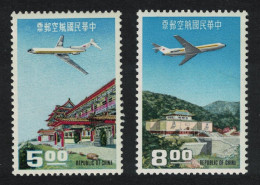 Taiwan Boeing 727-100 2v 1967 MNH SG#602-603 MI#624-625 - Unused Stamps