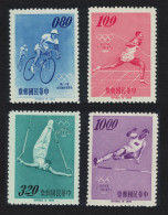 Taiwan Cycling Olympic Games Tokyo 4v 1964 MNH SG#524-527 MI#546-549 - Neufs