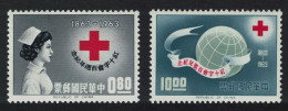 Taiwan Red Cross Centenary 2v 1963 MNH SG#474-475 - Ungebraucht