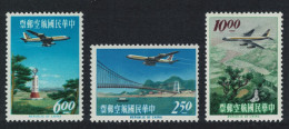 Taiwan Convair 880 Aircraft Aviation 3v 1963 MNH SG#471-473 MI#495-497 - Ongebruikt