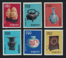 Taiwan Ancient Chinese Art Treasures 3rd Issue 6v 1962 MNH SG#429-434 MI#436-441 - Unused Stamps