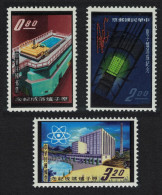 Taiwan First Taiwan Atomic Reactor Inauguration 3v 1961 MNH SG#424-426 MI#431-433 - Neufs