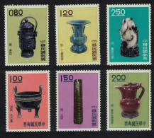 Taiwan Ancient Chinese Art Treasures 1st Series 6v 1961 MNH SG#389-394 MI#396-411 - Ungebraucht