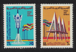 Syria 26th International Damascus F 2v 1979 MNH SG#1429-1430 - Syria