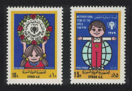 Syria International Year Of The Child 2v 1979 MNH SG#1421-1422 - Syria