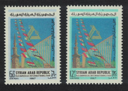 Syria 14th International Damascus Fair 2v 1967 MNH SG#955-956 - Siria