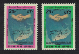 Syria Solidarity Congress Damascus 2v 1967 MNH SG#932-933 - Syria