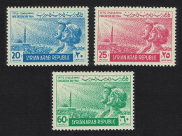 Syria Evacuation Of Foreign Troops From Syria 3v 1964 MNH SG#847-849 - Syrie