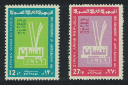 Syria Evacuation Of Foreign Troops 2v 1965 MNH SG#875-876 - Syrie