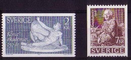 Sweden Academy Of Fine Arts 2v 1985 MNH SG#1265-1266 - Unused Stamps