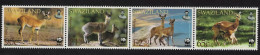 Swaziland WWF Klipspringer And Oribi Strip Of 4v 2001 MNH SG#704-707 MI#702-705 Sc#698-701 - Swaziland (1968-...)