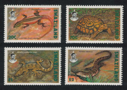 Swaziland Lizard Gecko Tortoise Reptiles 4v 1992 MNH SG#602-605 - Swaziland (1968-...)